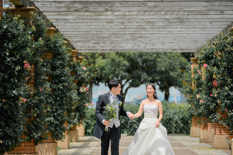 ≪みなとの見える丘公園≫移動費・申請料込☆ドレス1着☆６０分撮影・全データお渡し