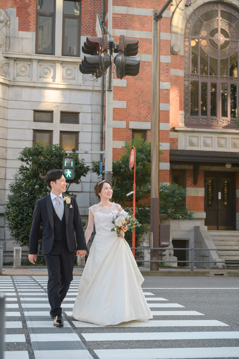 洋装or和装1着馬車道～日本大通り街並み60分撮影プラン！