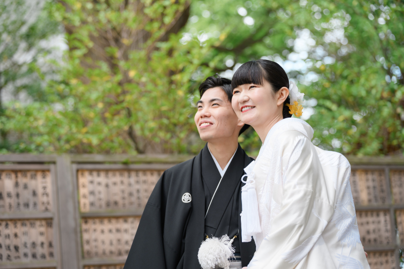 横浜神社結婚式の衣裳美容写真が全て込みのフルサポートプラン!和装1着ヘアメイク込み♪ご家族様のみでの家族婚も大歓迎✨