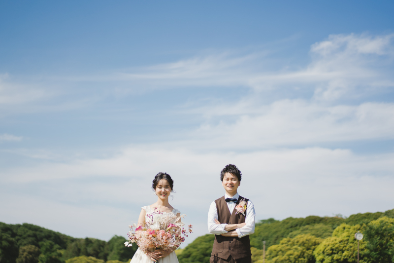 ≪みなとの見える丘公園≫移動費・申請料込☆ドレス1着☆６０分撮影・全データお渡し