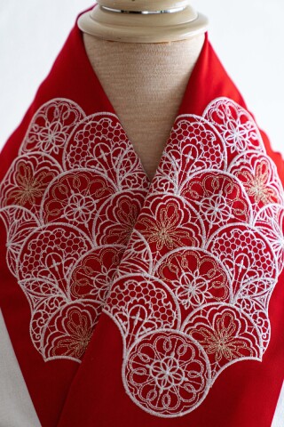 変わり青海波半衿