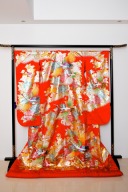 七色箔と飛翔鶴