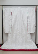 赤ふき小花模様