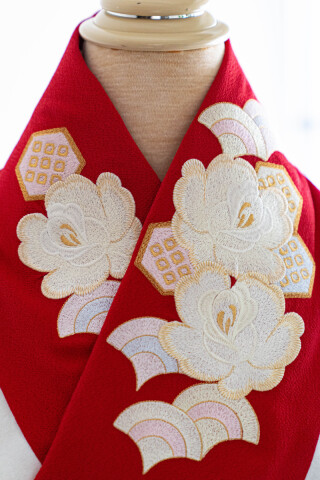 変わり薔薇半衿