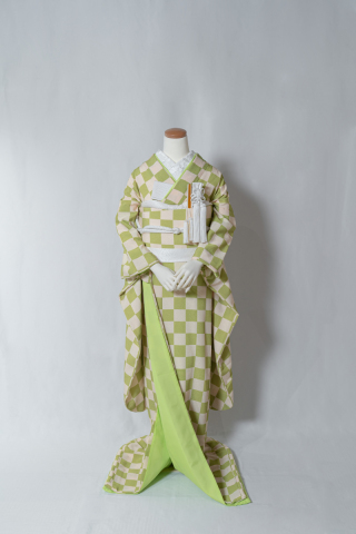 色掛下（緑市松）