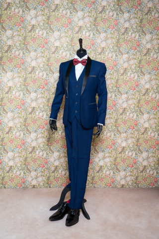 ショールカラー濃紺スタンダードタキシード