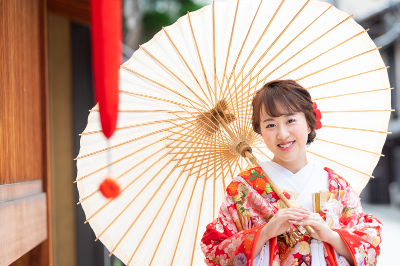 新婦様のソロショット