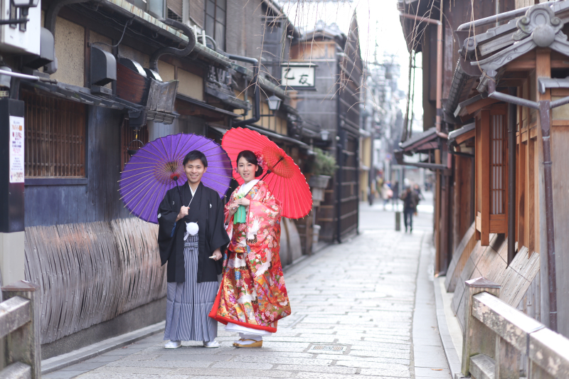 雨上がりの祇園