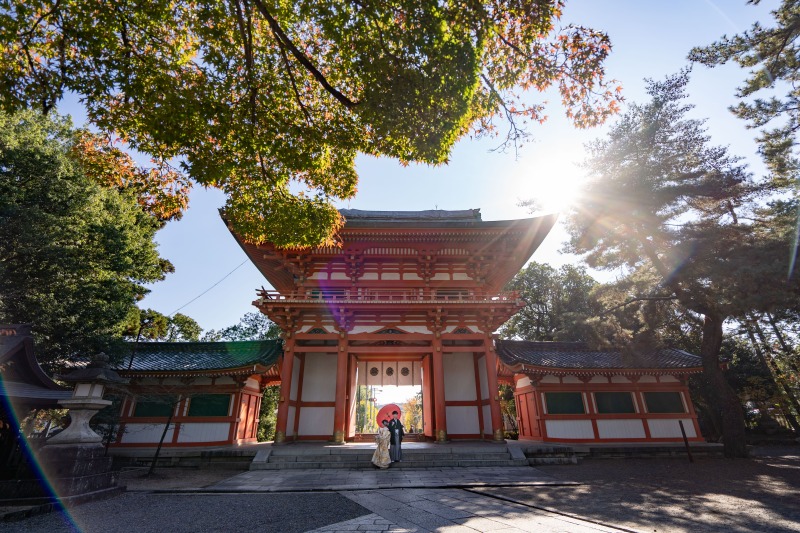 ダイナミックな今宮神社楼門