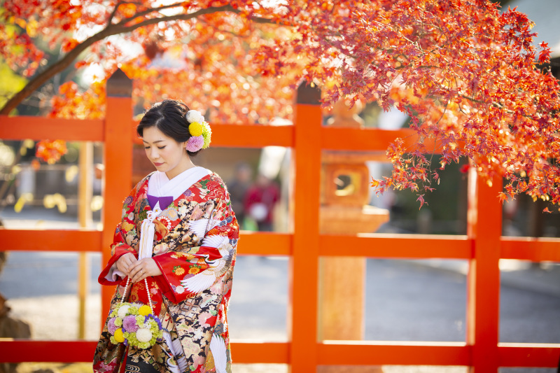 持ち込みブーケ。