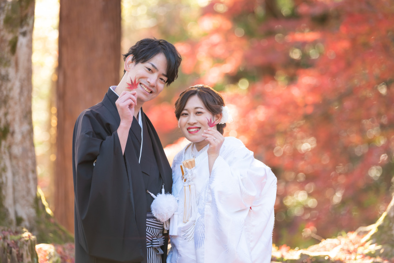 白無垢でロケへ☆