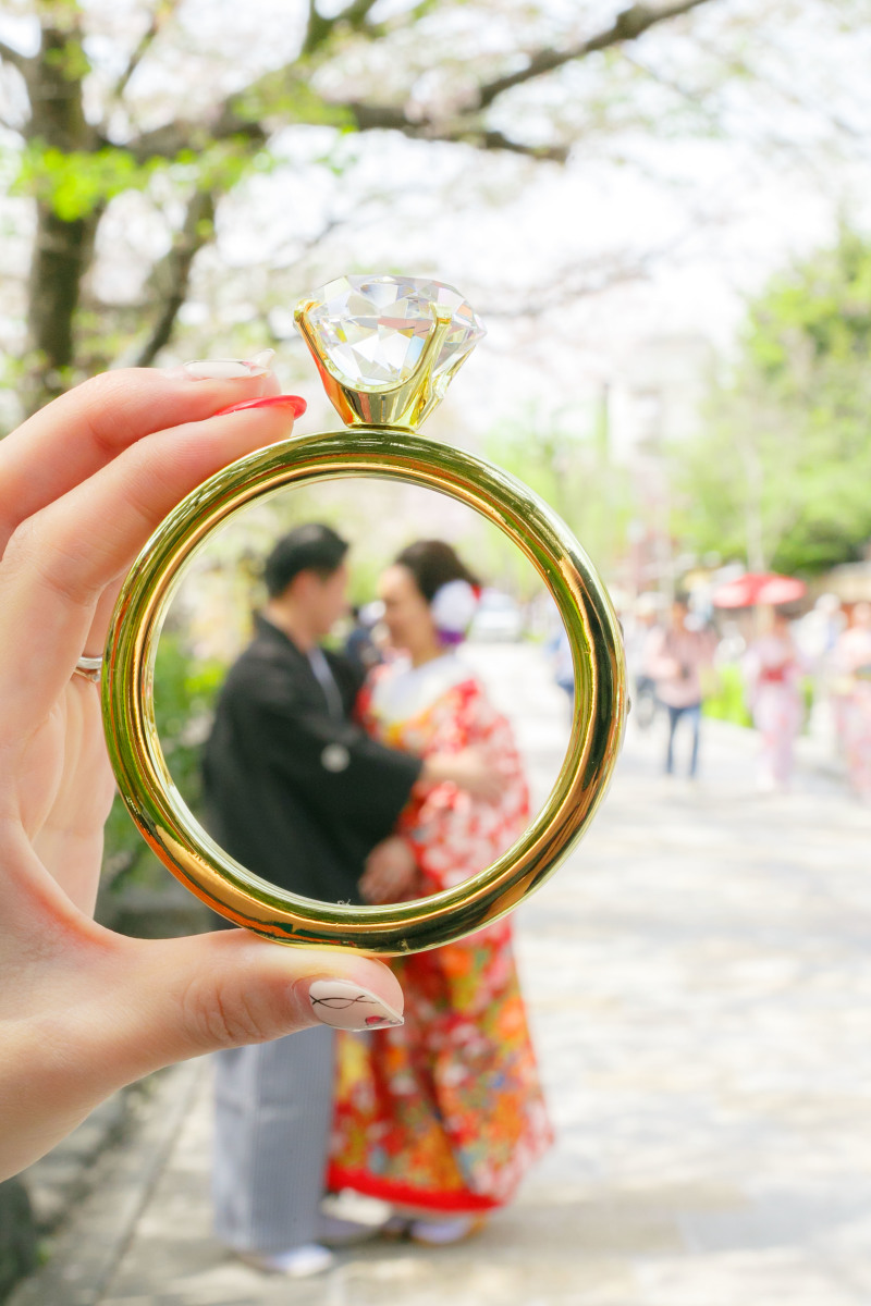 指輪越しの・・・