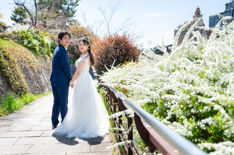 振り返りショットも息ピッタリ。