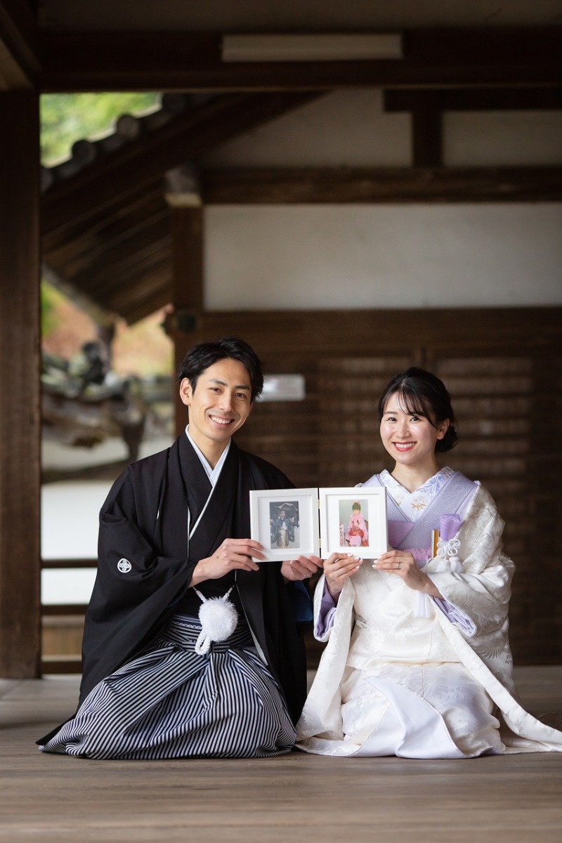 子供のころのお写真をもって