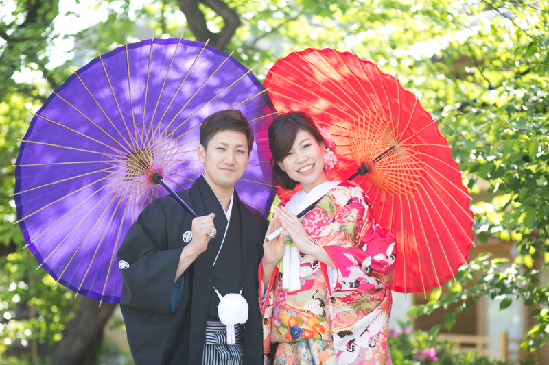 新婦様笑顔が上手にでています！