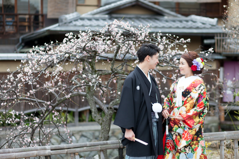 控え目な梅の花もすきっ