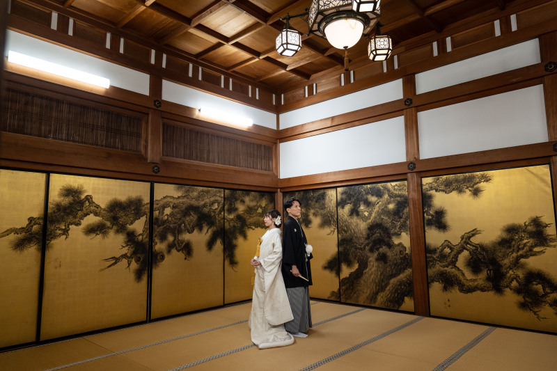松の間でのフォトセッション