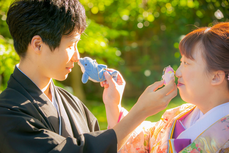 んで、二人で遊ぶ