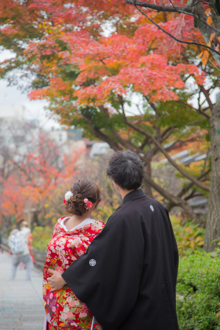 11月紅葉の祇園