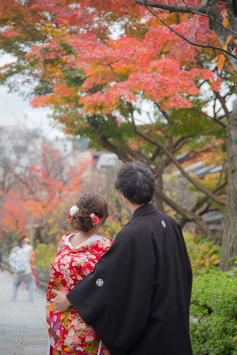 11月紅葉の祇園