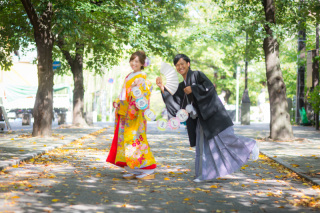 楽しくポージング♪