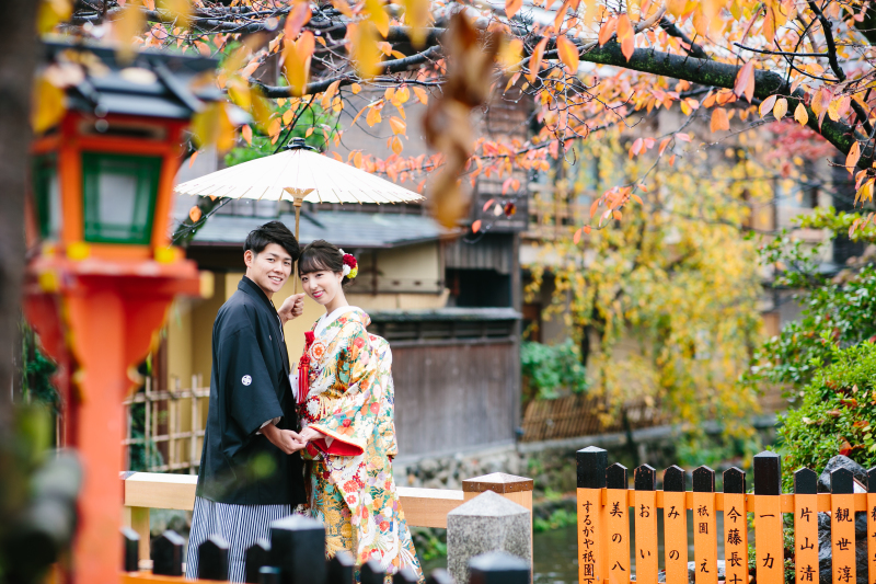 白傘を使って。