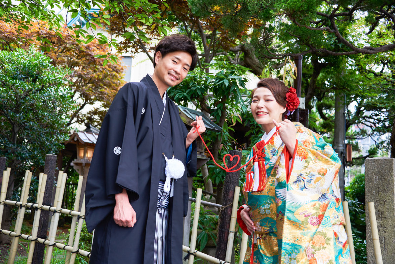 ハートの赤い糸