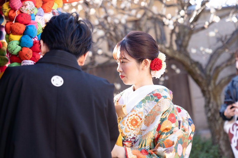 見つめる新婦様