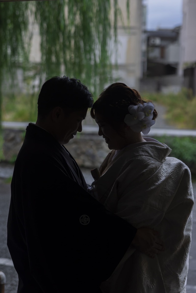 シルエットのお写真