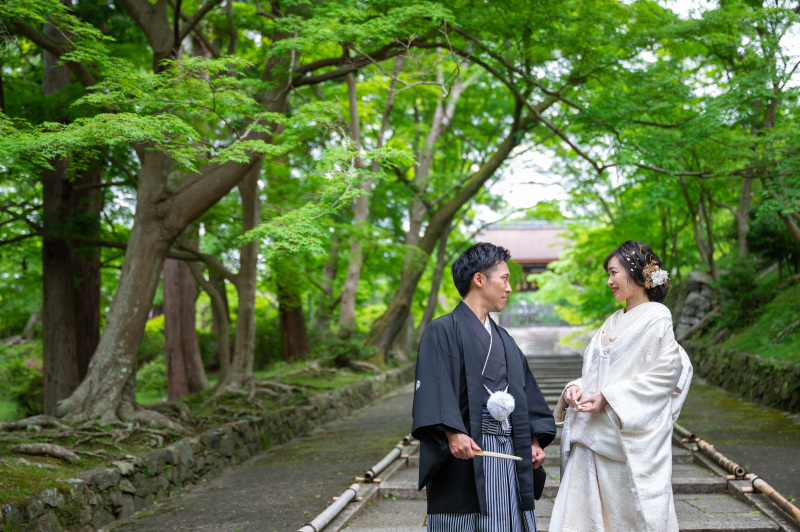 白無垢に着替えて！