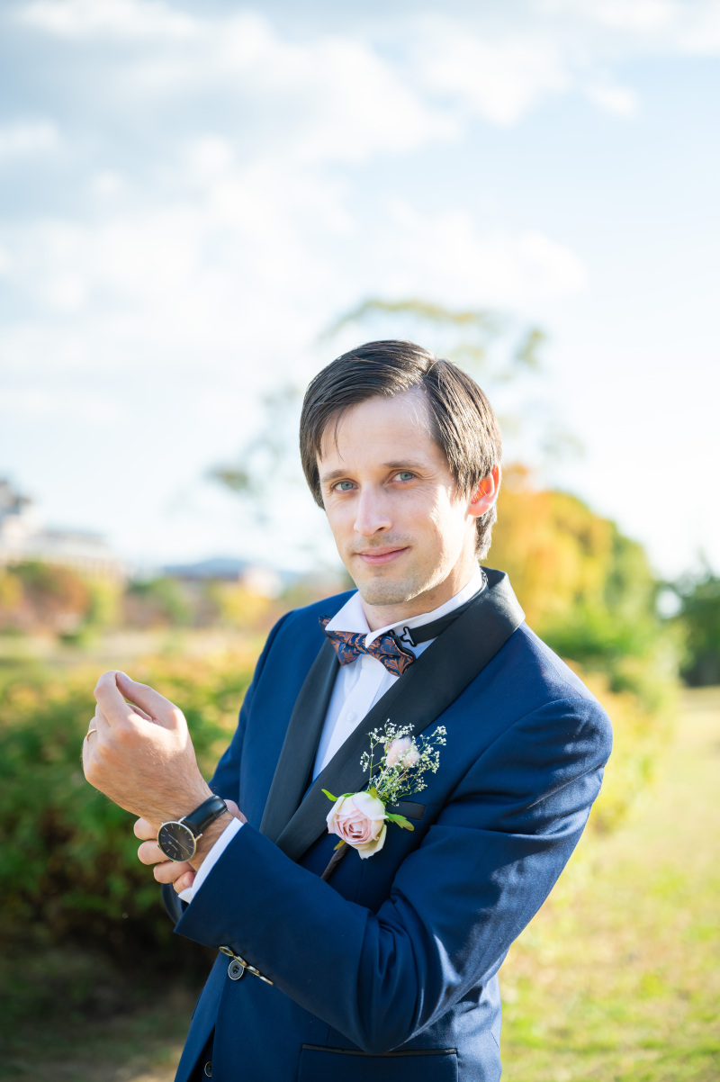 新郎様ソロショット