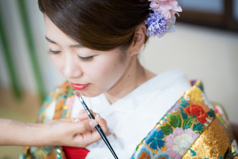 お支度ショット