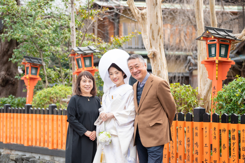 新婦様ご家族と♡