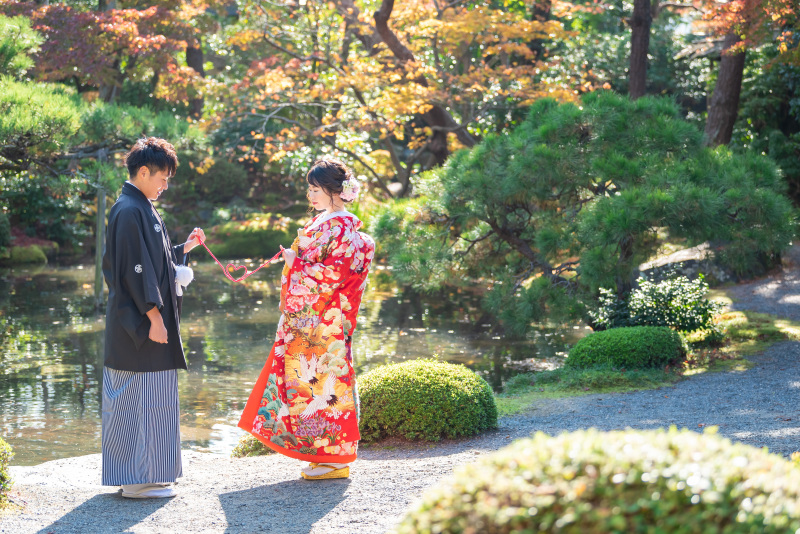 日本庭園へ