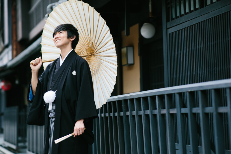 今度はご新郎様のソロショット!