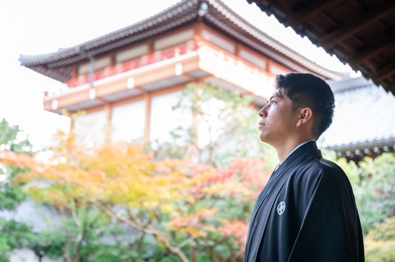 りりしい新郎様