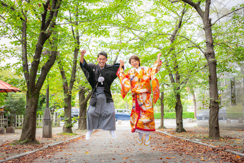 最後にはお決まりの大jump