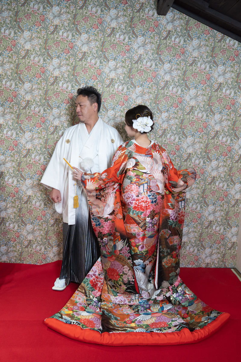 新婦様の後ろ姿