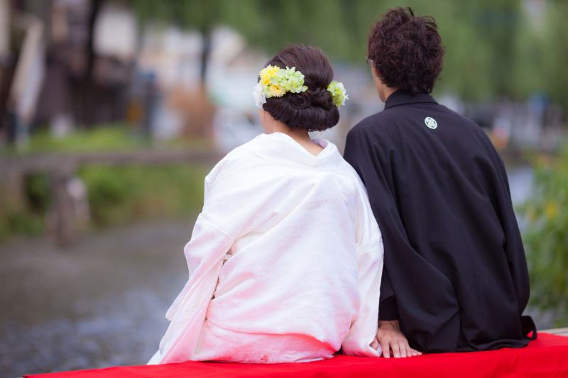 川面を眺めて。