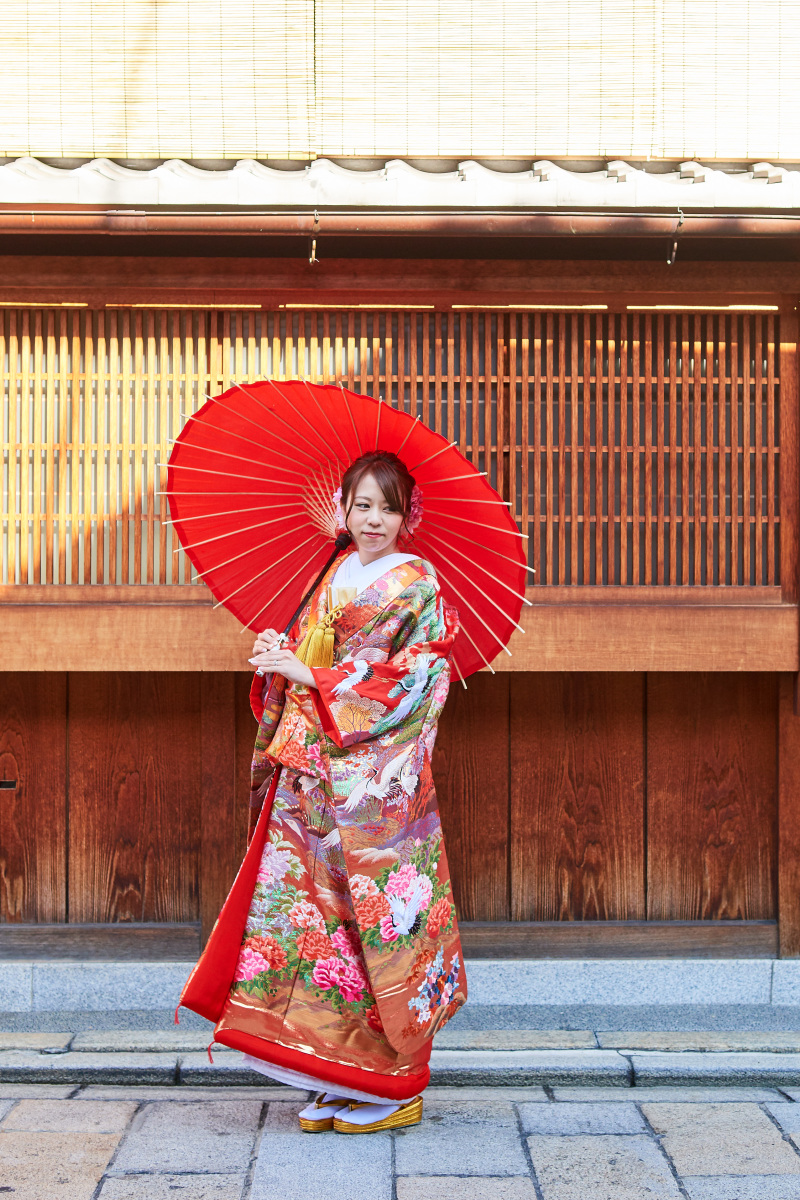 和装らしく。