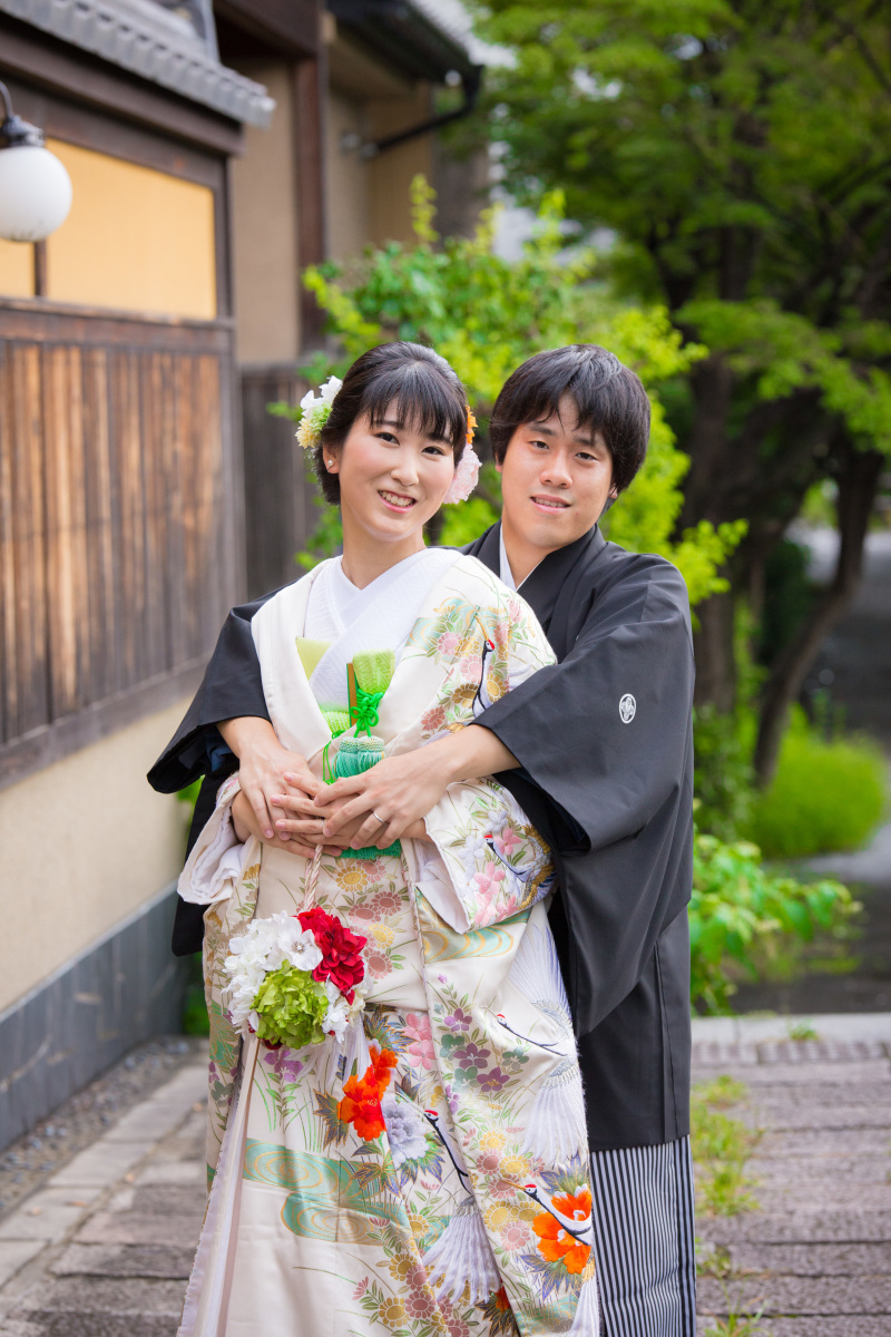 後ろからハグ♡