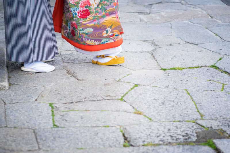 カラフルな色打掛❤