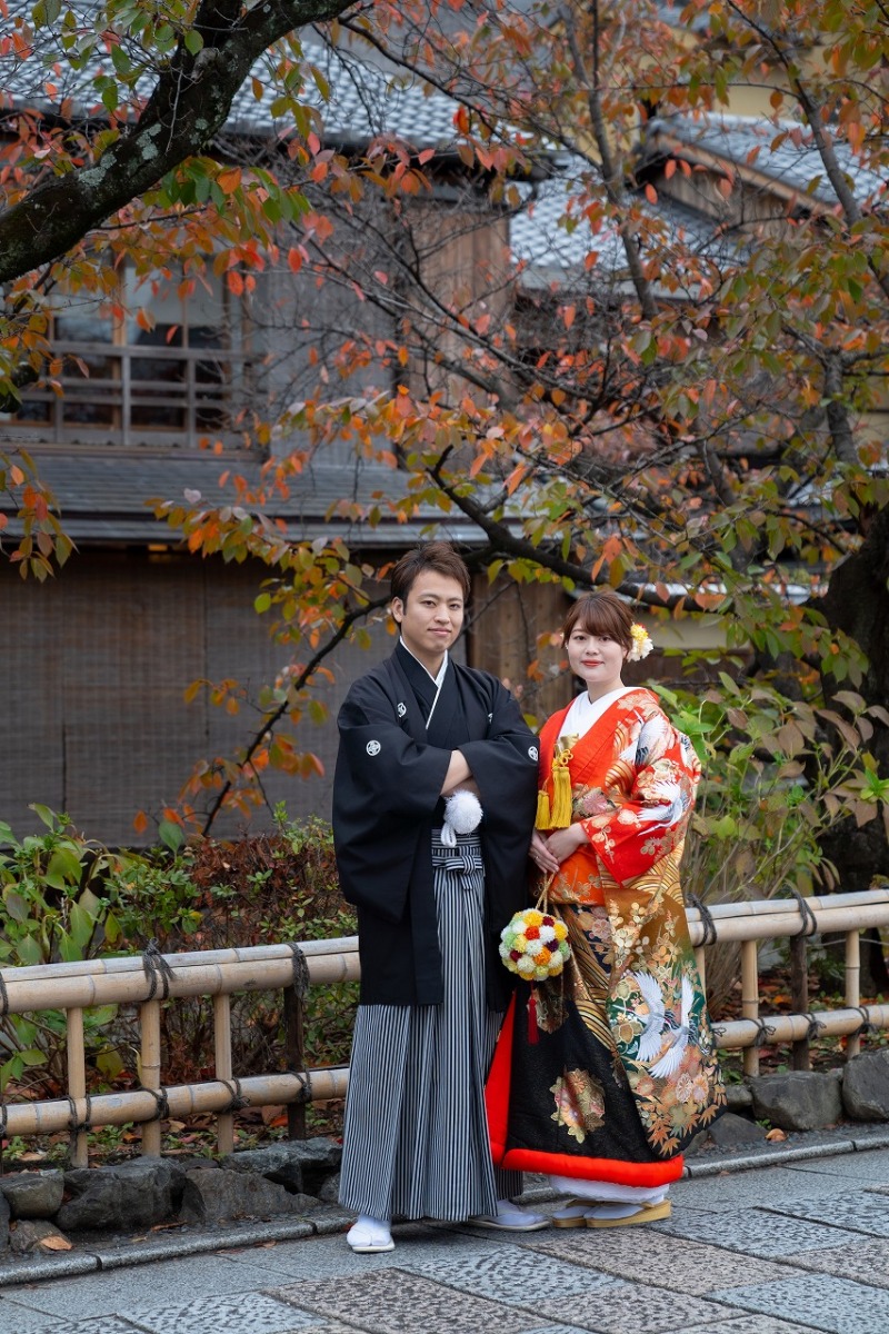 お持込の可愛い毬ブーケ