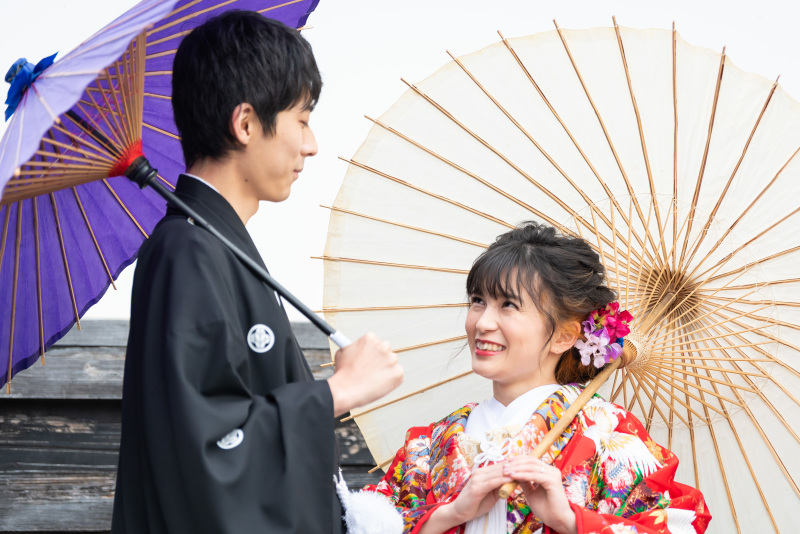 和傘は晴れの日と一緒♪