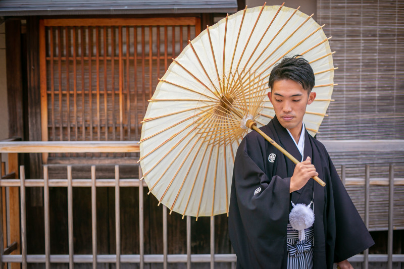 カッコよく決めポーズ
