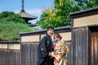 晴天の八坂の塔