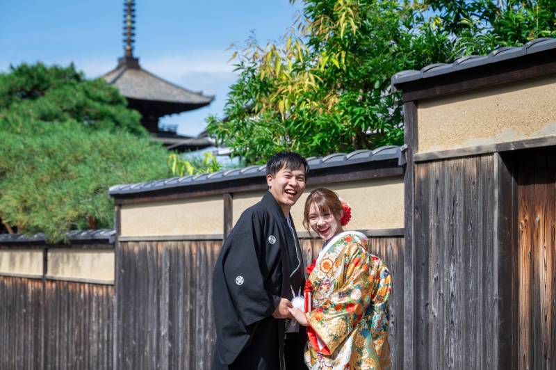 晴天の八坂の塔