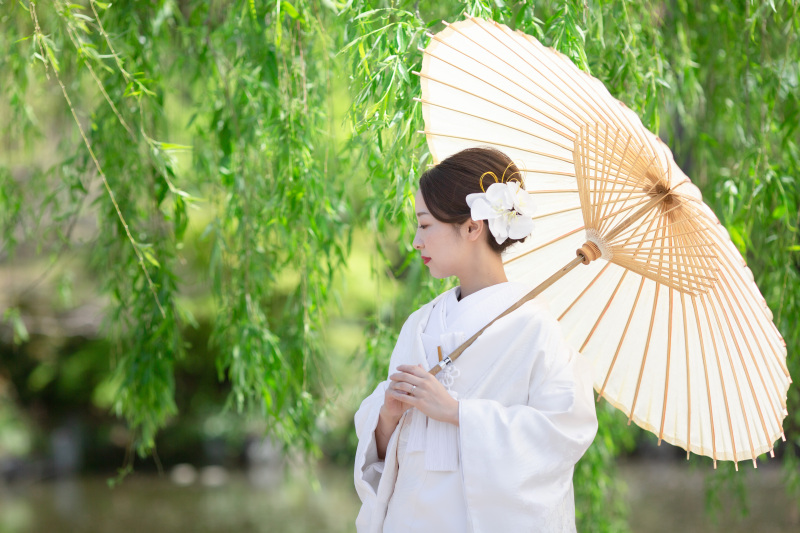 水辺の一人ショット
