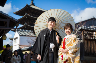 豪華な打掛で人と差をつける(^^♪