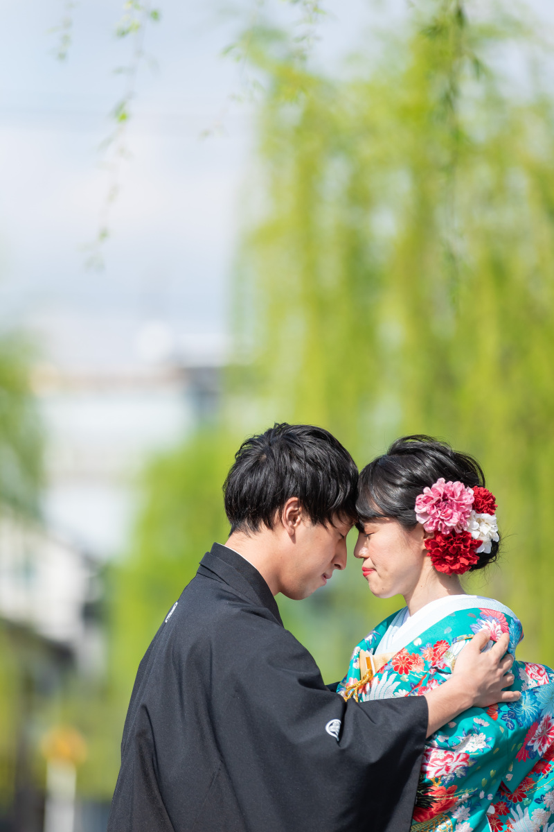 目を瞑って…♡